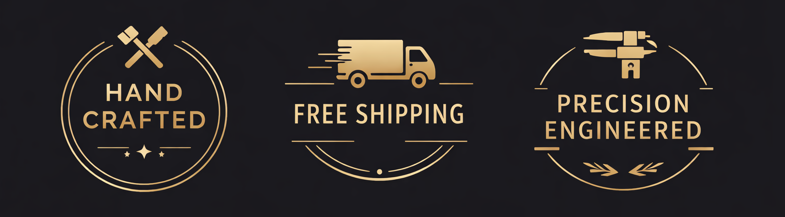 Hand Crafted, Free Shipping, Precision Crafted