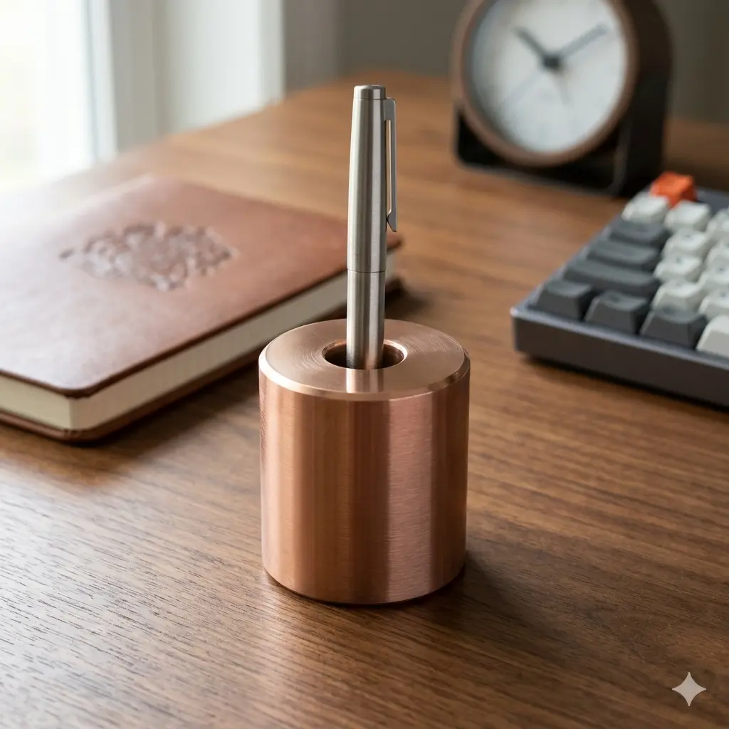 Copper Pen Holder