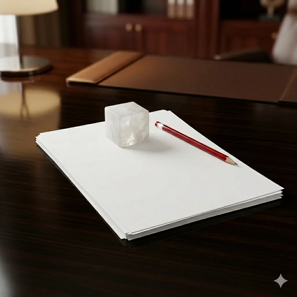 Clear Quartz Paperweight